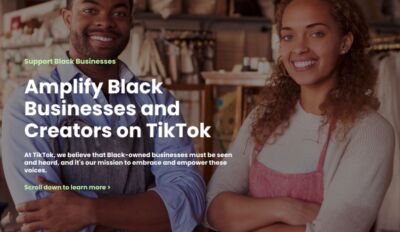 Alle iniziative per la Black community se ne aggiunge una di TikTok: Support Black Businesses
