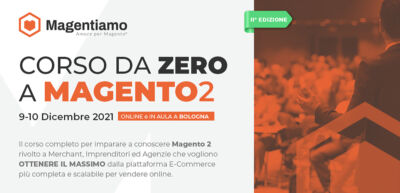 Magento 2 per gestire al meglio l'eShop: 9-10 dicembre a Bologna la seconda edizione di “Da Zero a Magento 2”