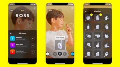 C'è una nuova lente su Snapchat per imparare la lingua dei segni (americana)
