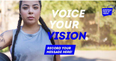 "Dai voce alla tua visione" è la piattaforma interattiva lanciata in occasione dell'Anno europeo dei giovani 2022