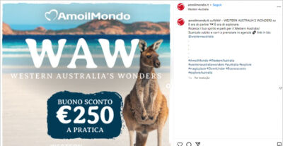 Amo il Mondo invita i viaggiatori a conoscere il Western Australia con la nuova campagna