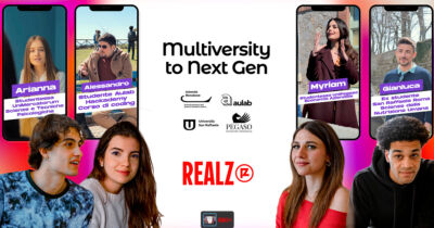 Multiversity affida a Realz il progetto “From NEET to NEXT GEN”, un format innovativo che parla alla GenZ