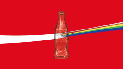 L'onda arcobaleno di Coca-Cola per il Pride Month 2023