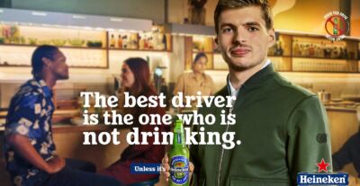 Heineken ricorda chi è "il miglior conducente" nella nuova campagna con il pilota Max Verstappen