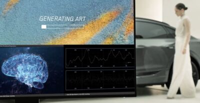 Audi usa l'intelligenza artificiale per illustrare le emozioni provate alla guida del nuovo Audi Q8 e-tron