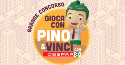 Despar Centro Sud lancia il concorso "Gioca con Pino & vinci con Despar"