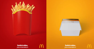In Svizzera McDonald's cerca dipendenti e lo fa invitando a guardare da "un altro lato" i grandi classici del proprio menu