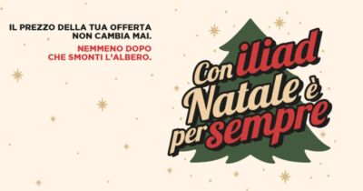 "Con Iliad Natale è per sempre": la nuova campagna iliad in collaborazione con momusso