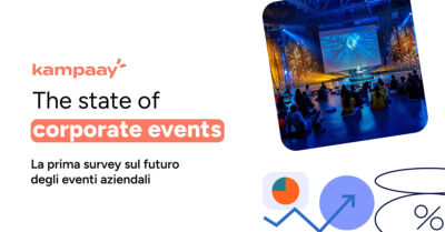 Kampaay lancia la prima indagine in Italia sul futuro degli eventi aziendali